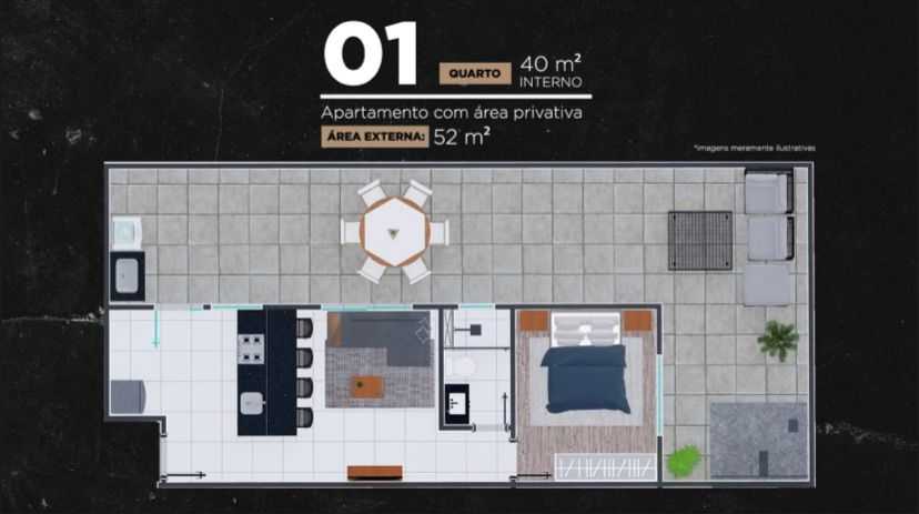 Apartamento à venda com 2 quartos, 60m² - Foto 1