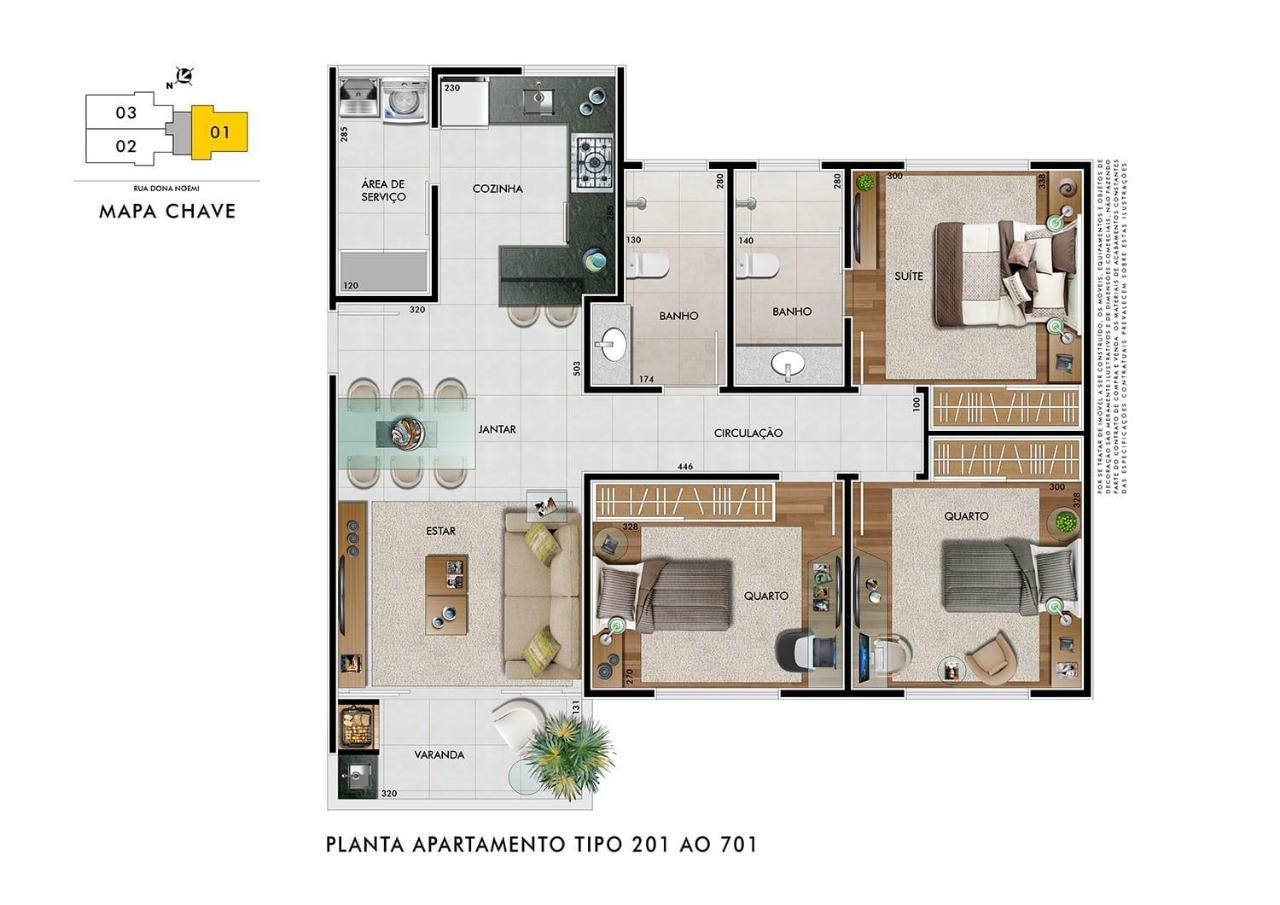 Apartamento à venda com 3 quartos, 82m² - Foto 9