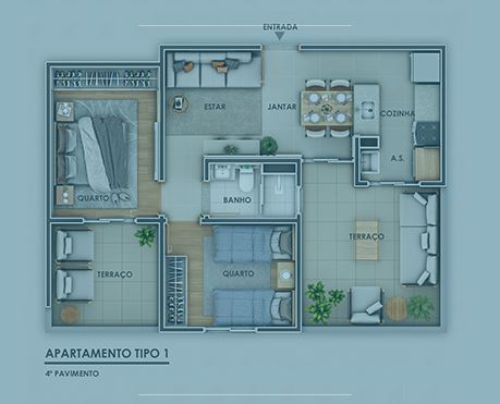 Apartamento à venda com 2 quartos, 62m² - Foto 8