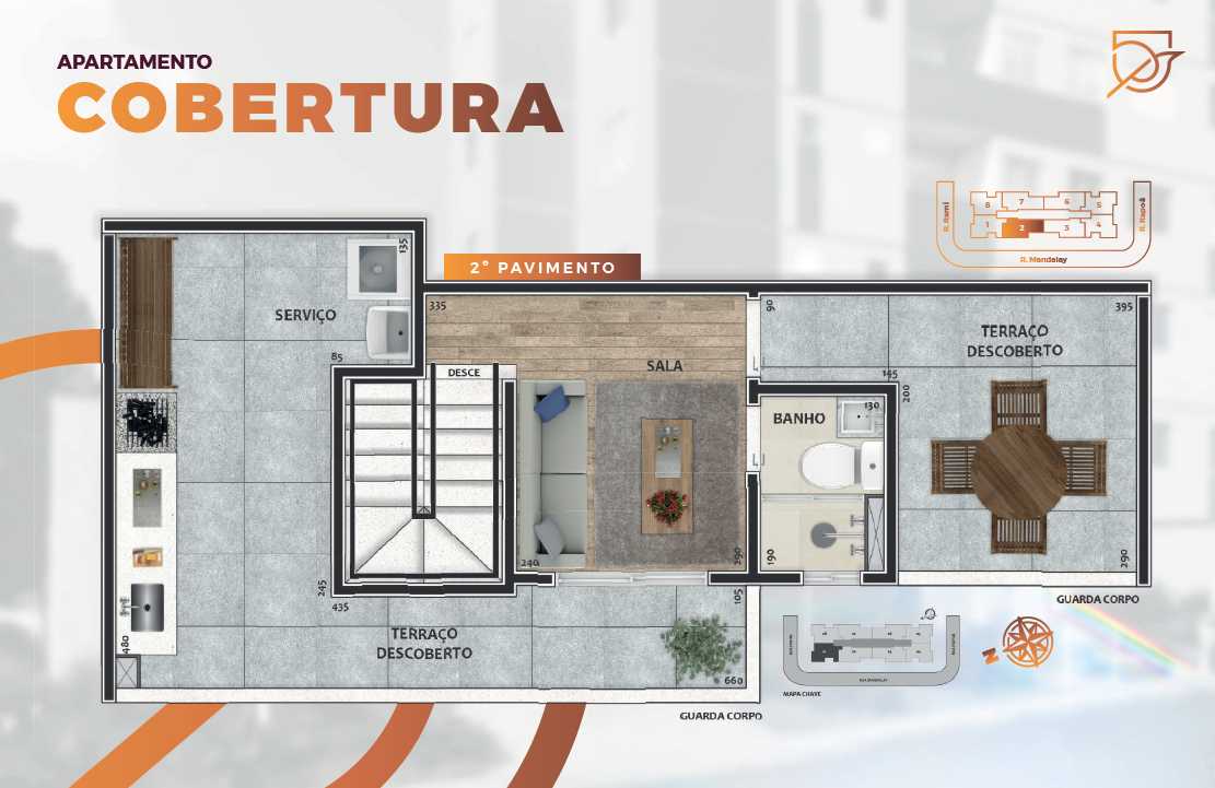 Cobertura à venda com 2 quartos, 28m² - Foto 7