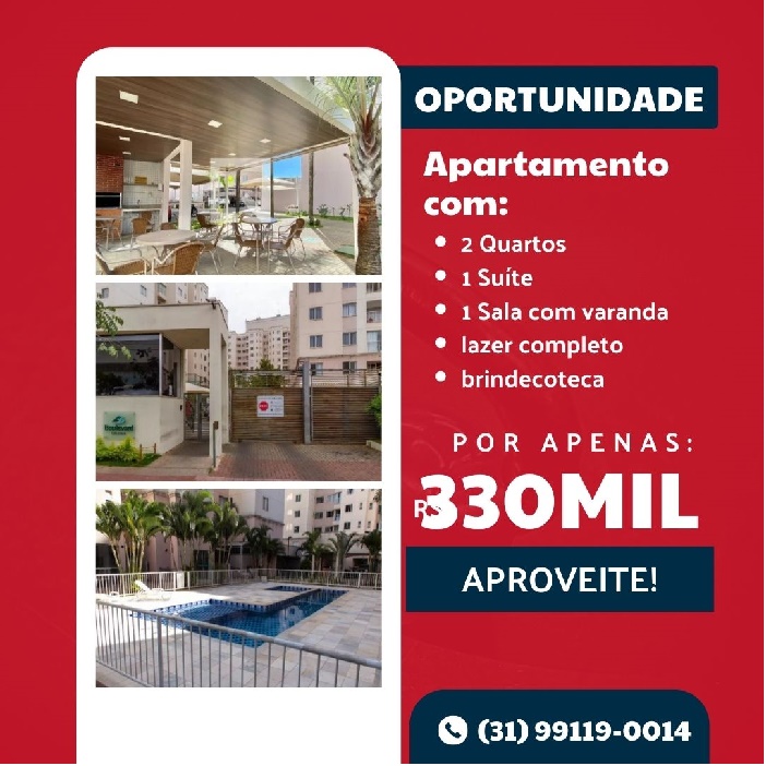 Apartamento à venda com 2 quartos, 56m² - Foto 1