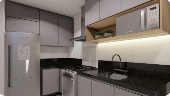 Apartamento à venda com 2 quartos, 62m² - Foto 3