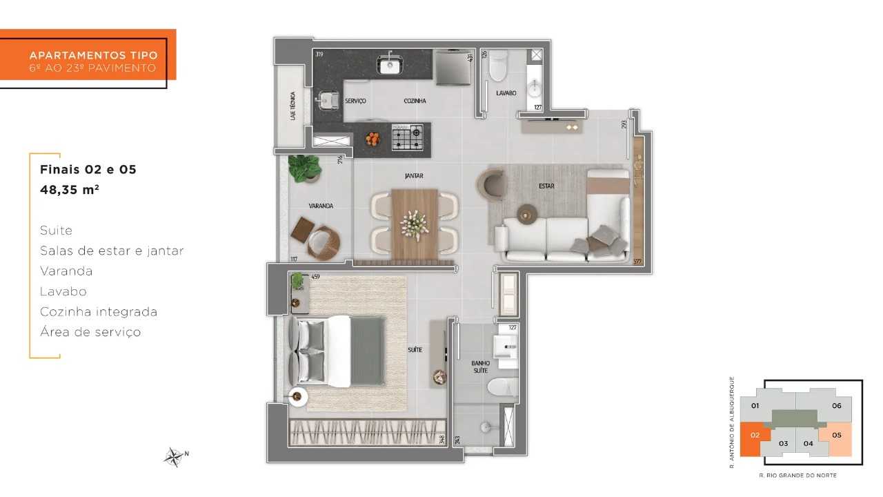 Apartamento à venda com 2 quartos, 149m² - Foto 18