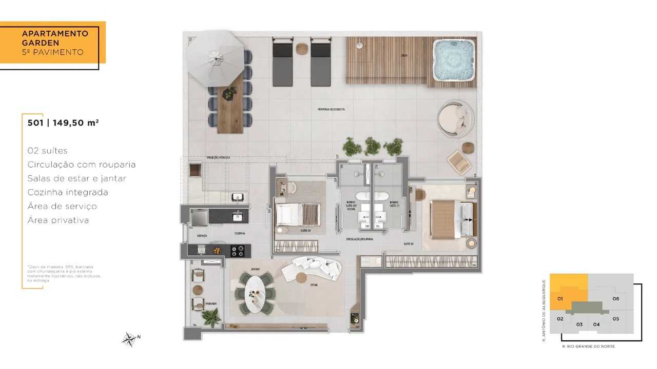 Apartamento à venda com 2 quartos, 149m² - Foto 22