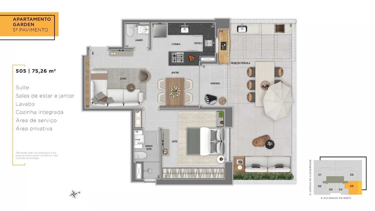 Apartamento à venda com 2 quartos, 149m² - Foto 21