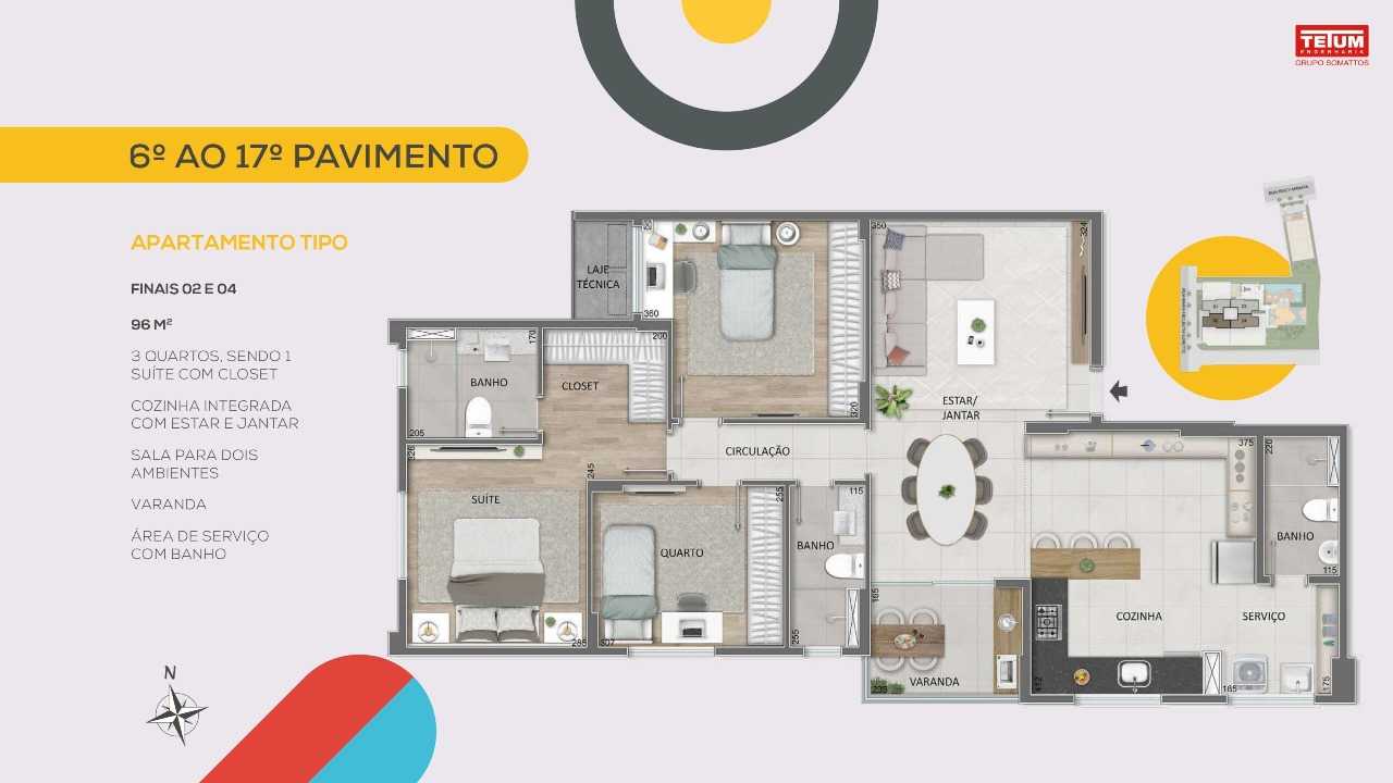 Apartamento à venda com 3 quartos, 249m² - Foto 15