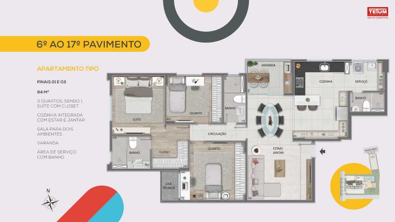 Apartamento à venda com 3 quartos, 249m² - Foto 17