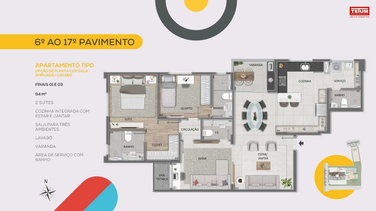 Apartamento à venda com 3 quartos, 249m² - Foto 16