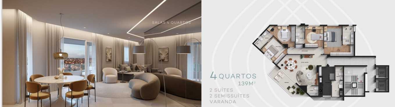 Apartamento à venda com 4 quartos, 140m² - Foto 10