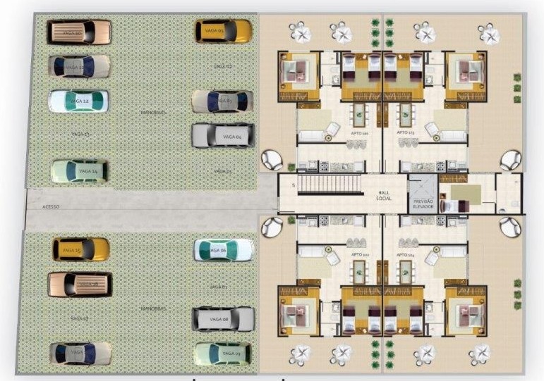 Cobertura à venda com 2 quartos, 108m² - Foto 3