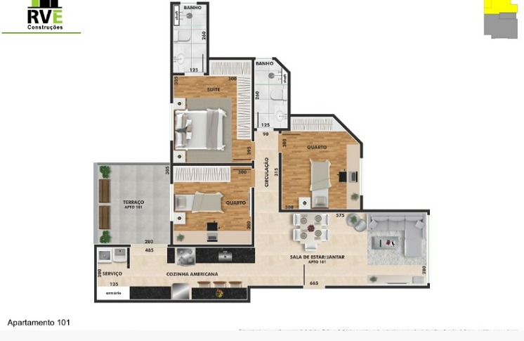 Apartamento à venda com 3 quartos, 91m² - Foto 5