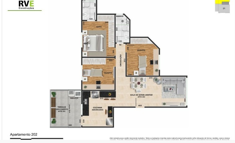 Apartamento à venda com 3 quartos, 91m² - Foto 7