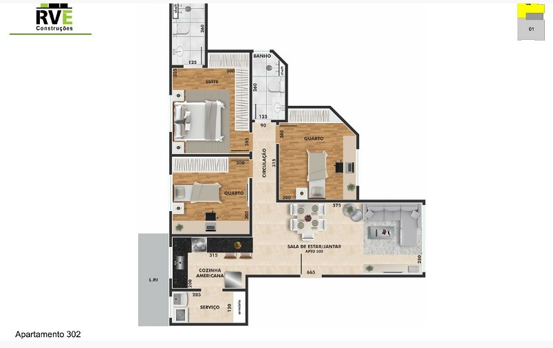 Apartamento à venda com 3 quartos, 91m² - Foto 10