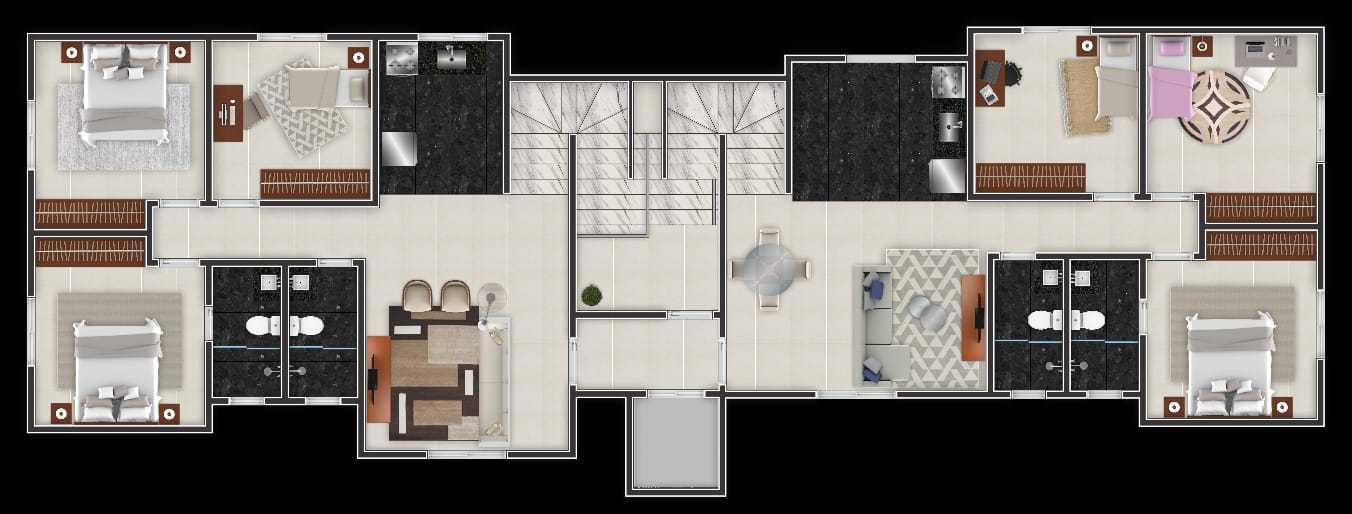 Apartamento à venda com 3 quartos, 70m² - Foto 2