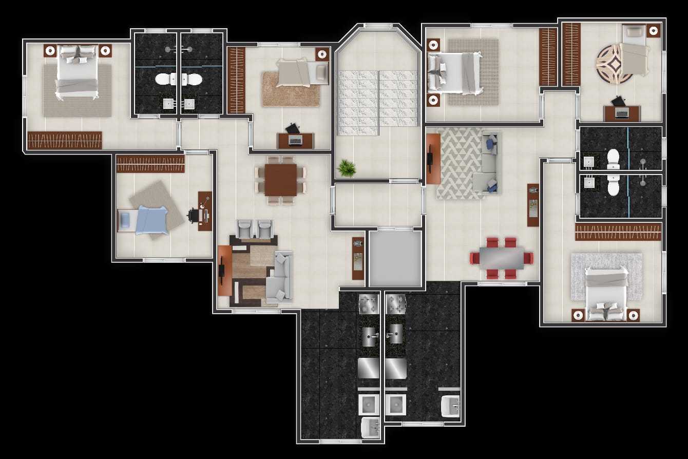 Apartamento à venda com 3 quartos, 70m² - Foto 3