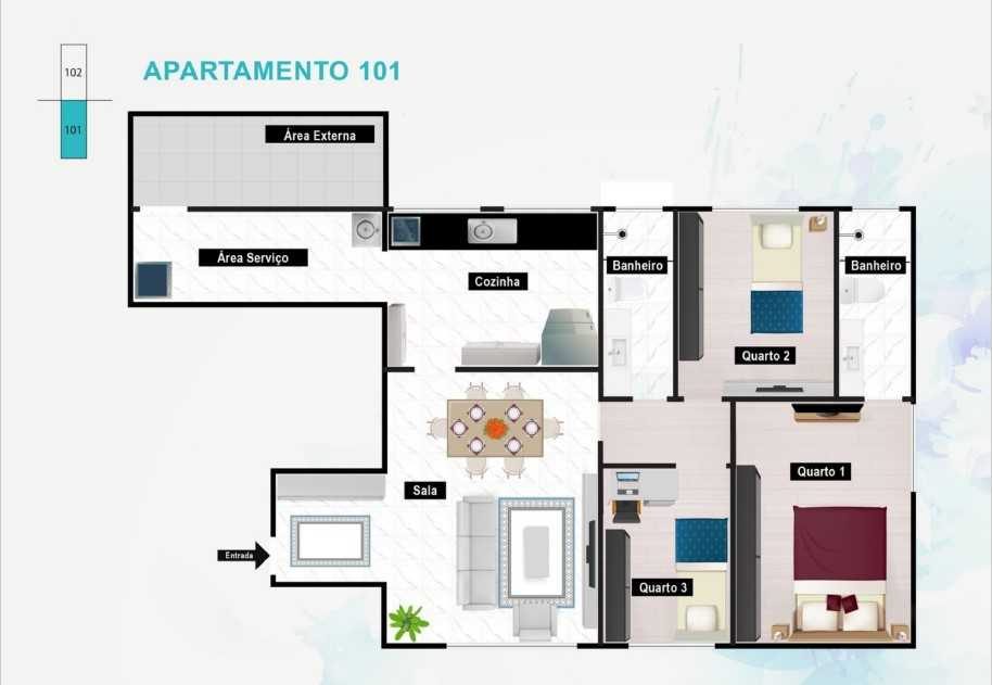 Apartamento à venda com 2 quartos, 56m² - Foto 8