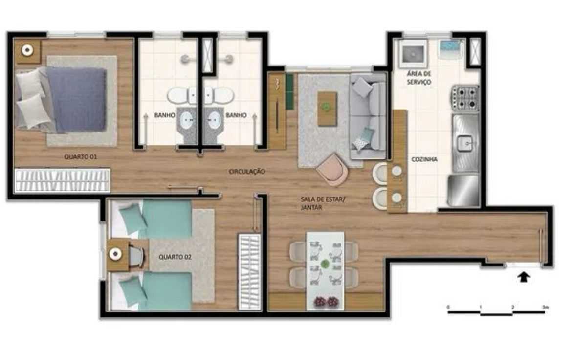 Apartamento à venda com 2 quartos, 65m² - Foto 22