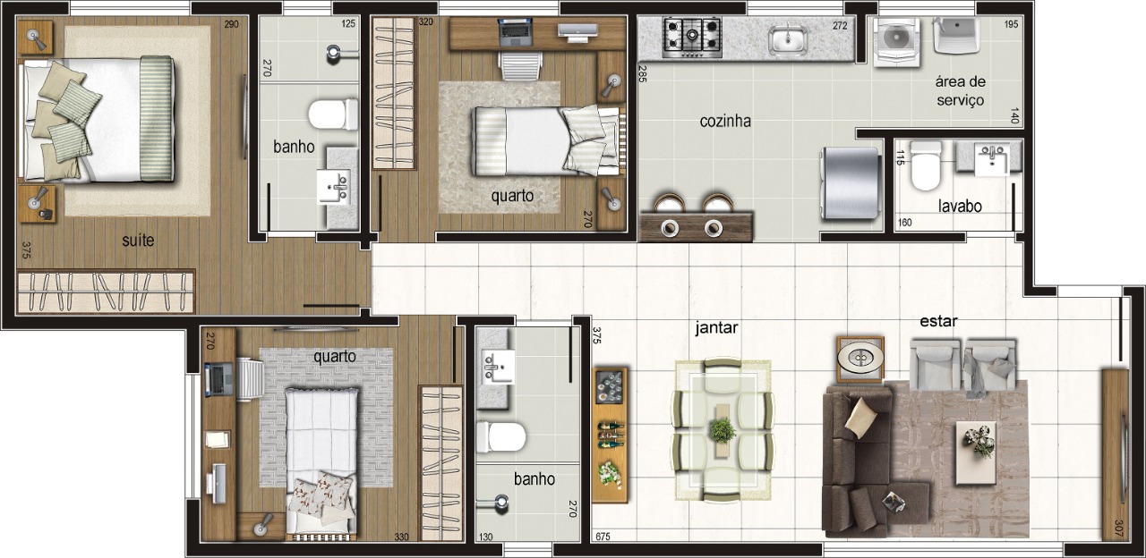 Apartamento à venda com 3 quartos, 88m² - Foto 2