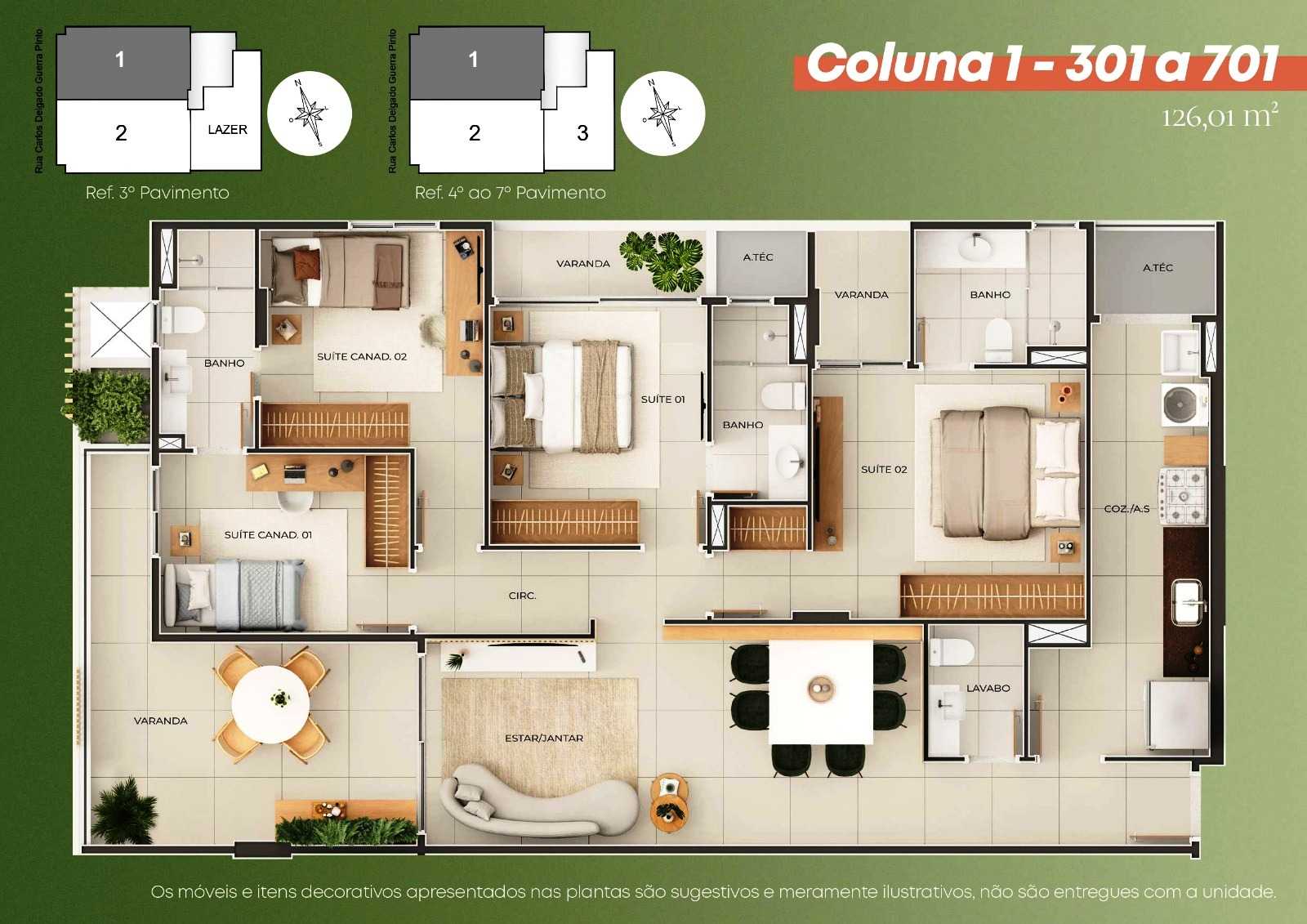 Apartamento à venda com 4 quartos, 126m² - Foto 14