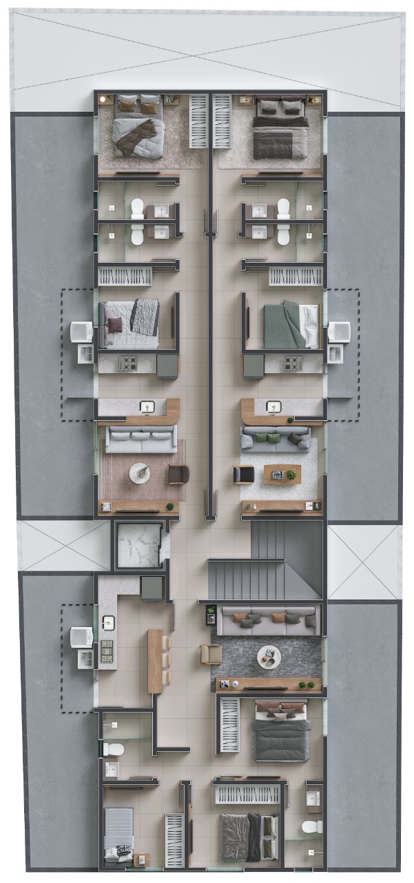 Apartamento à venda com 3 quartos, 106m² - Foto 3