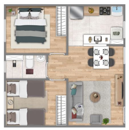 Apartamento à venda com 2 quartos, 48m² - Foto 17