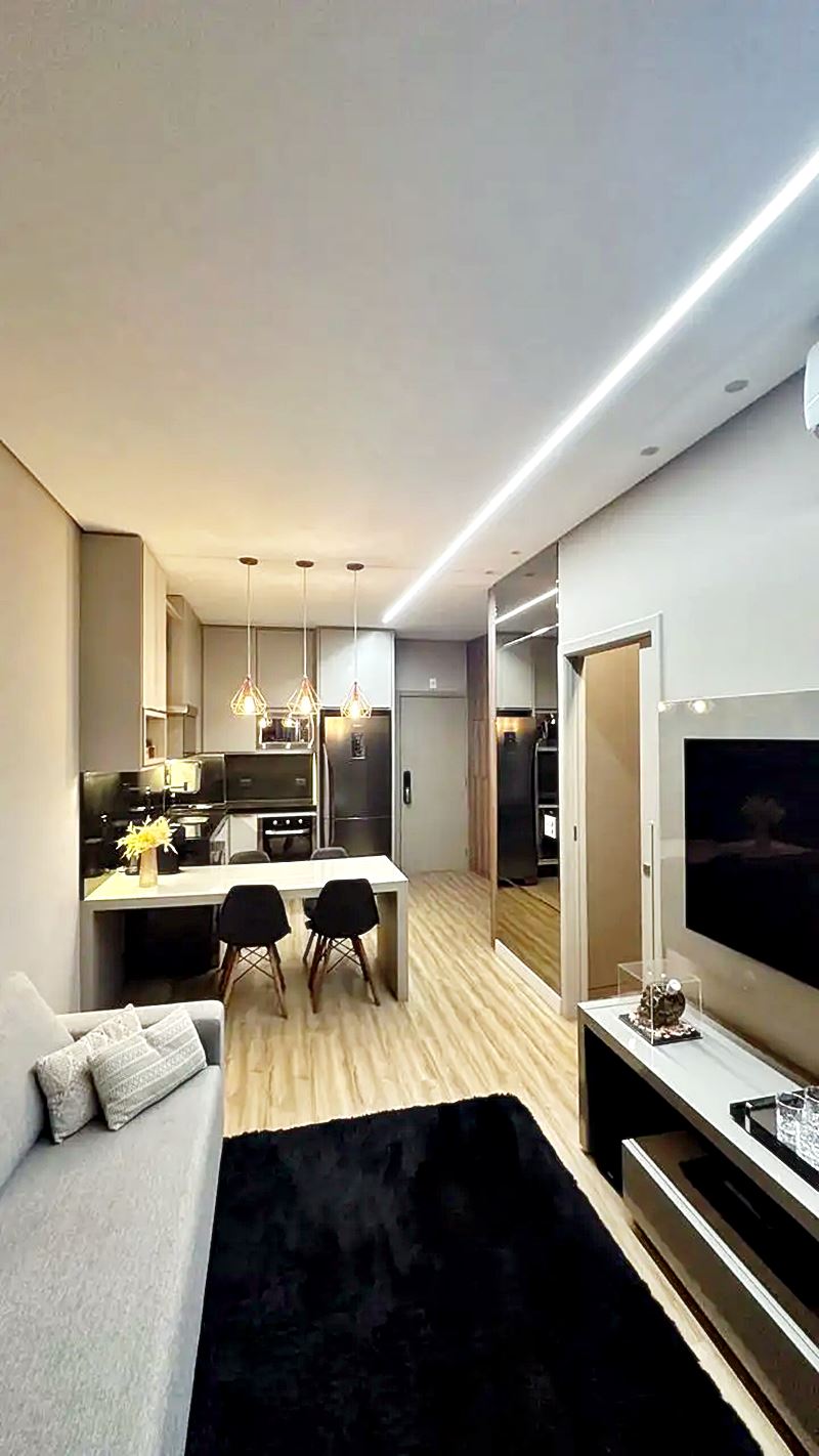 Apartamento à venda com 1 quarto, 46m² - Foto 6