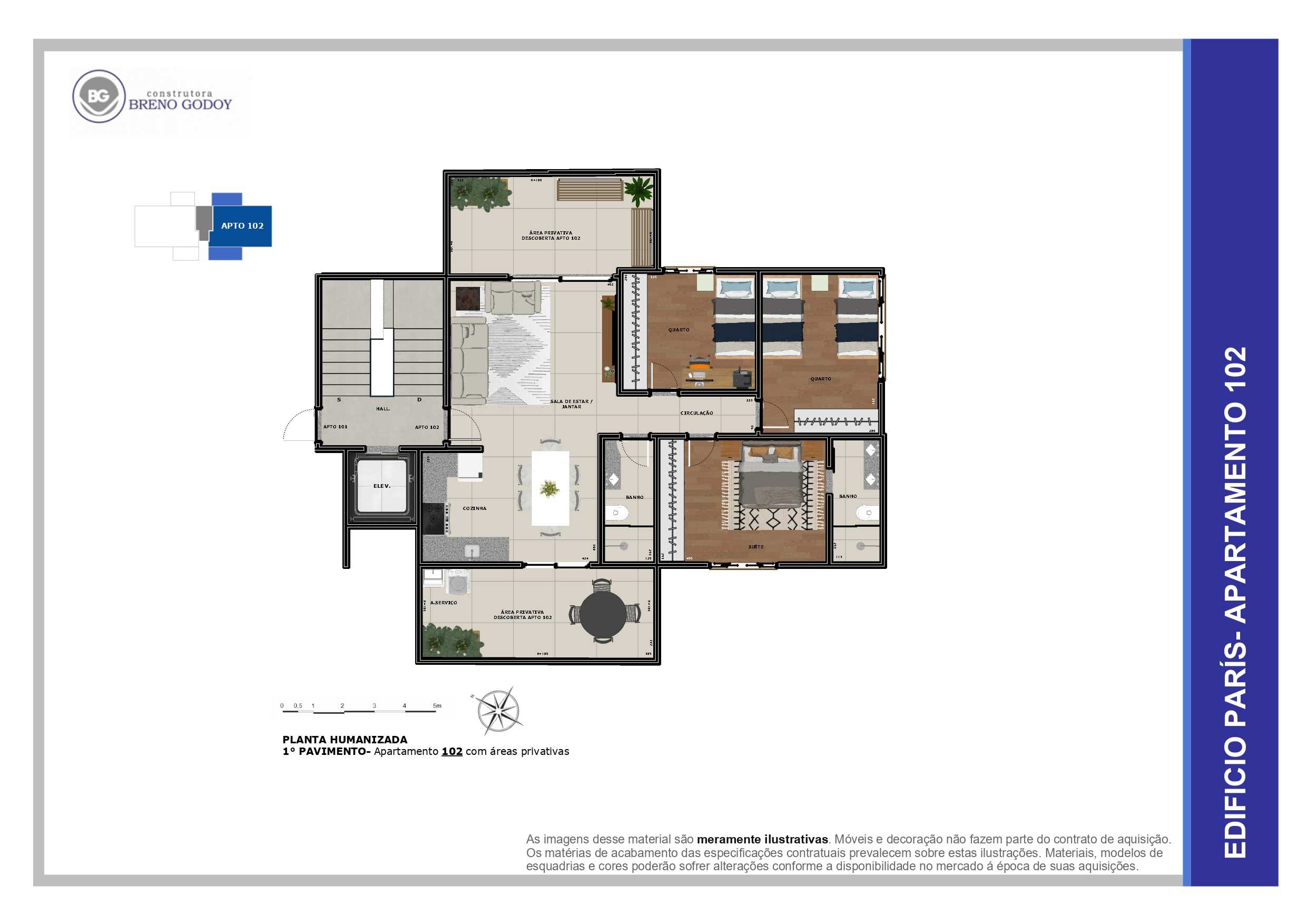 Apartamento à venda com 3 quartos, 79m² - Foto 5