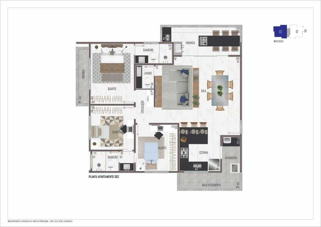 Apartamento à venda com 3 quartos, 160m² - Foto 25