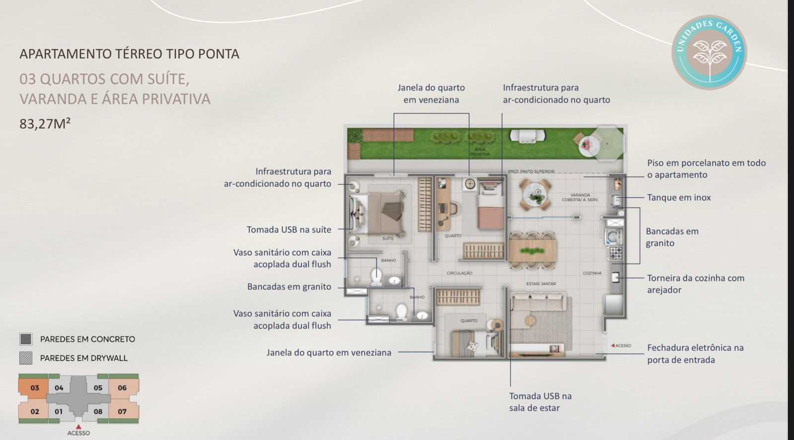 Apartamento à venda com 2 quartos, 56m² - Foto 17