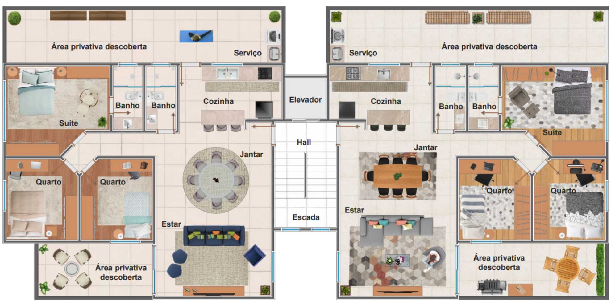 Apartamento à venda com 3 quartos, 134m² - Foto 2