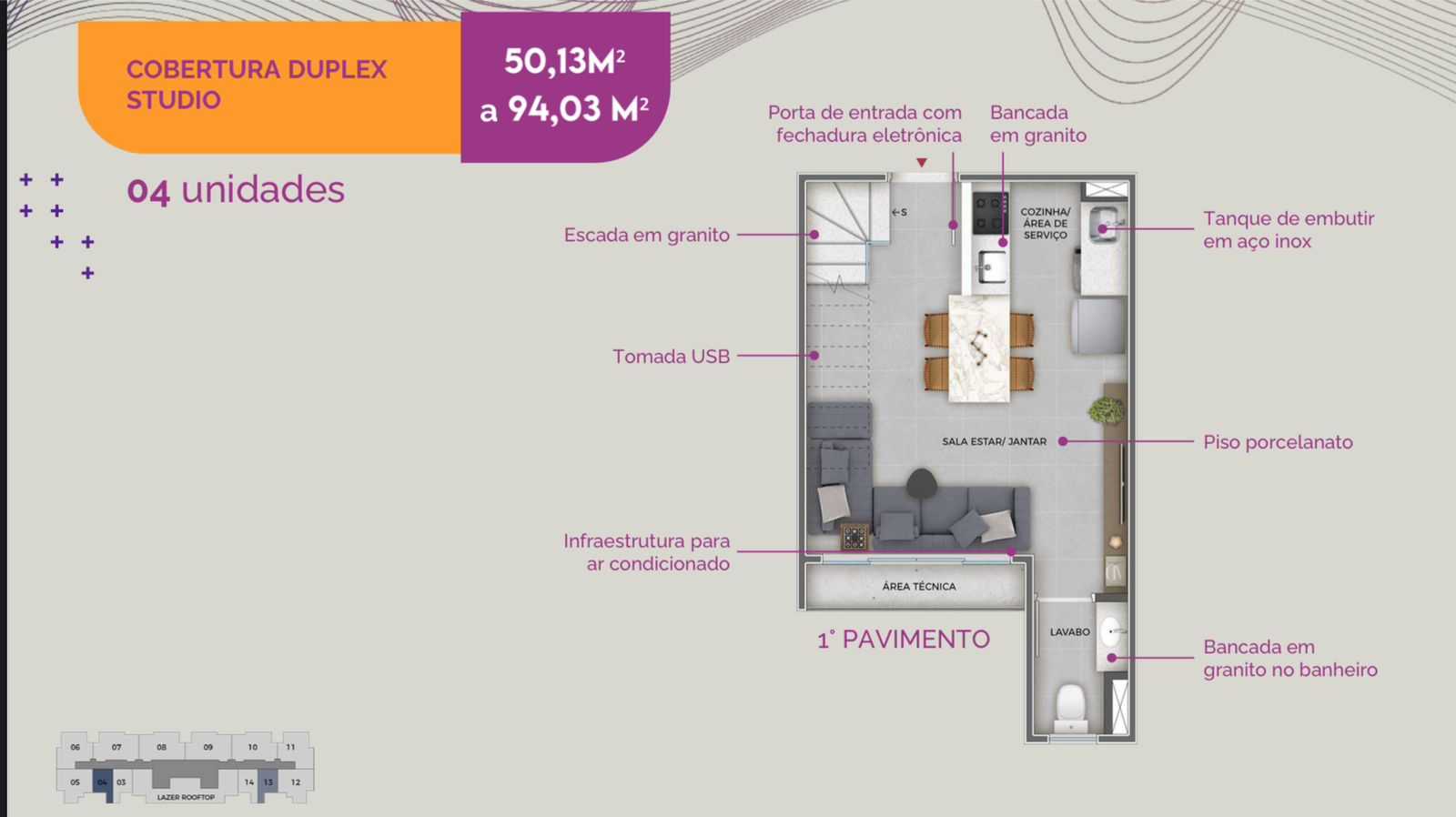 Apartamento à venda com 1 quarto, 50m² - Foto 8