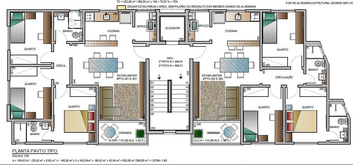 Apartamento à venda com 3 quartos, 77m² - Foto 14