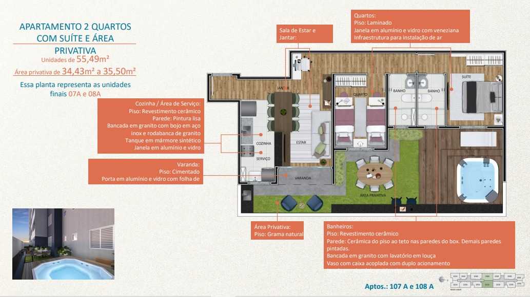 Apartamento à venda com 2 quartos, 52m² - Foto 14