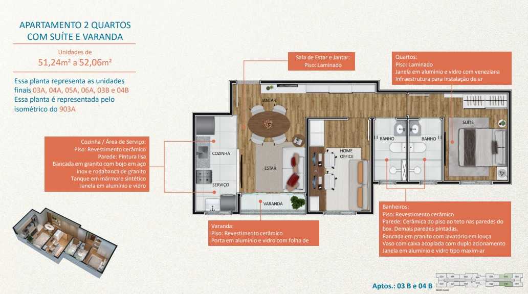 Apartamento à venda com 2 quartos, 52m² - Foto 13