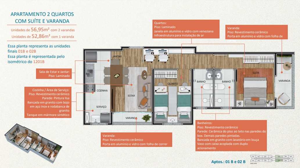 Apartamento à venda com 2 quartos, 52m² - Foto 15