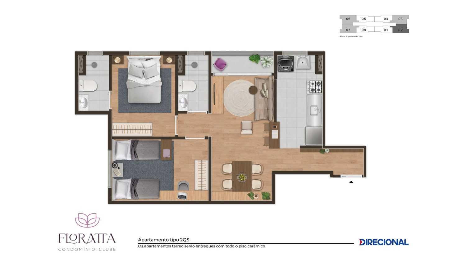 Apartamento à venda com 2 quartos, 53m² - Foto 17