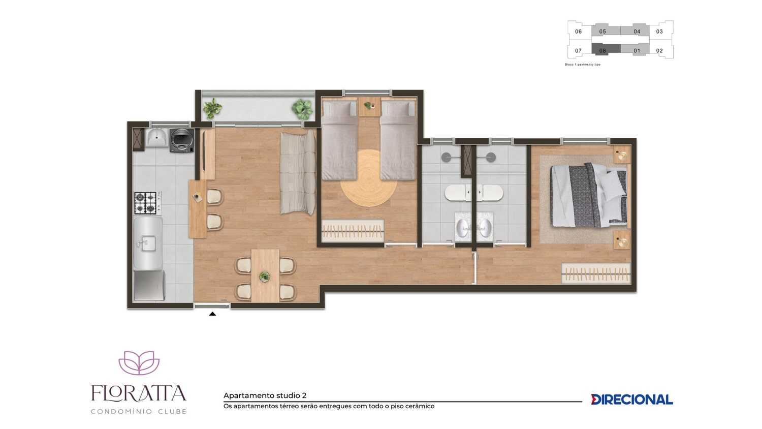 Apartamento à venda com 2 quartos, 53m² - Foto 20