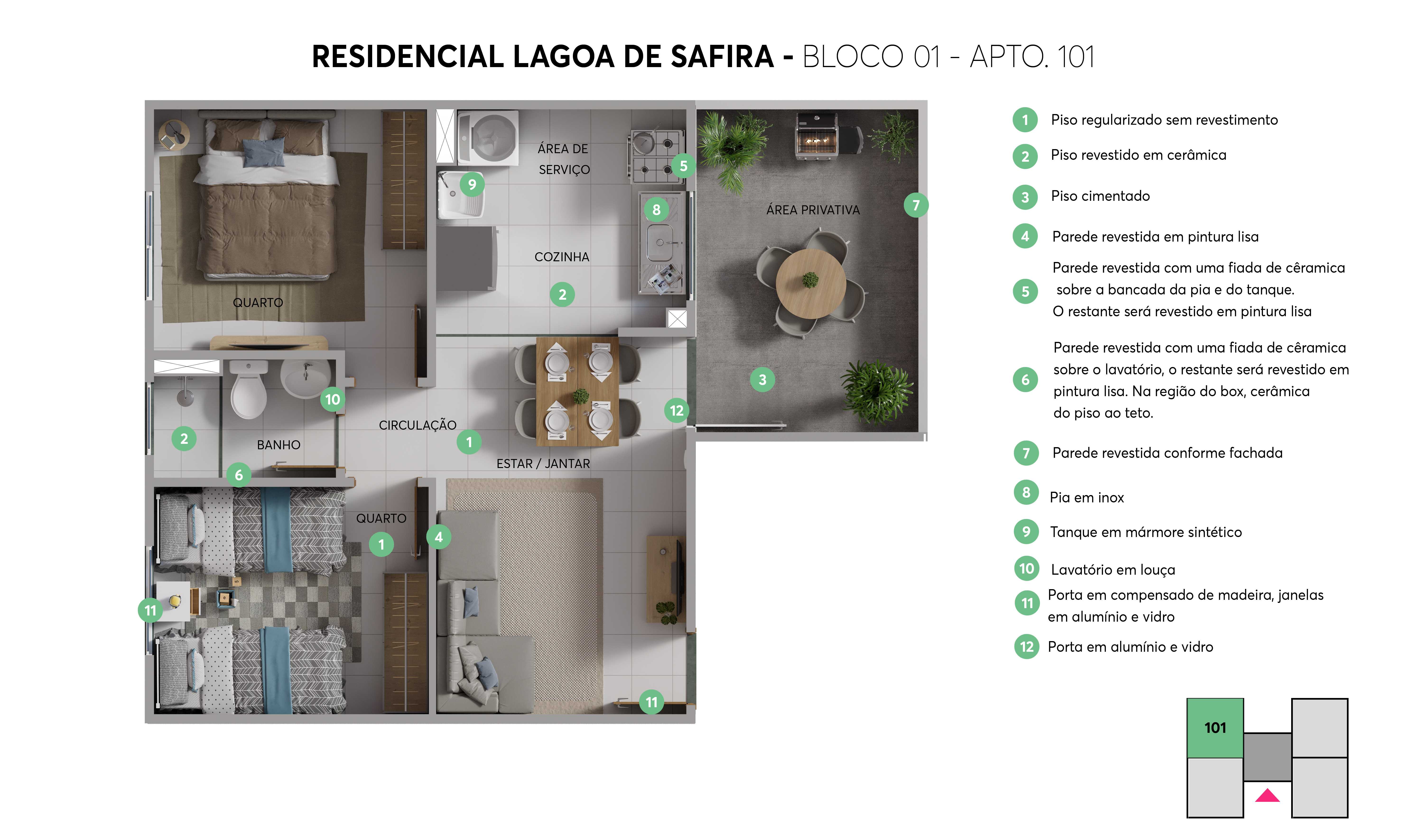 Apartamento à venda com 2 quartos, 41m² - Foto 10