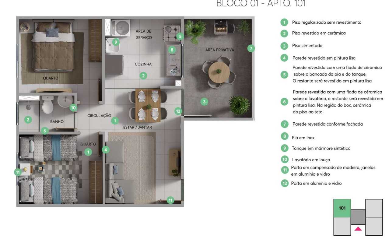 Apartamento à venda com 2 quartos, 42m² - Foto 12