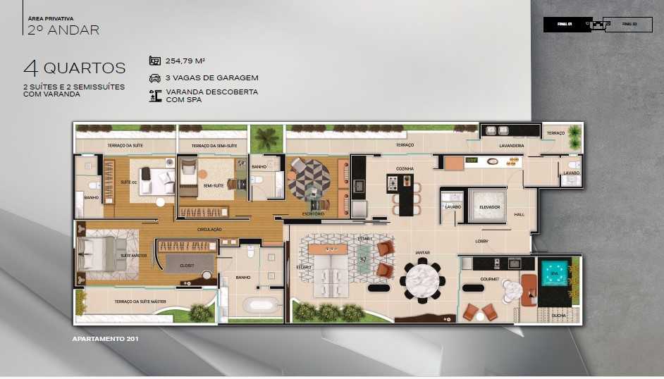 Apartamento à venda com 4 quartos, 161m² - Foto 25