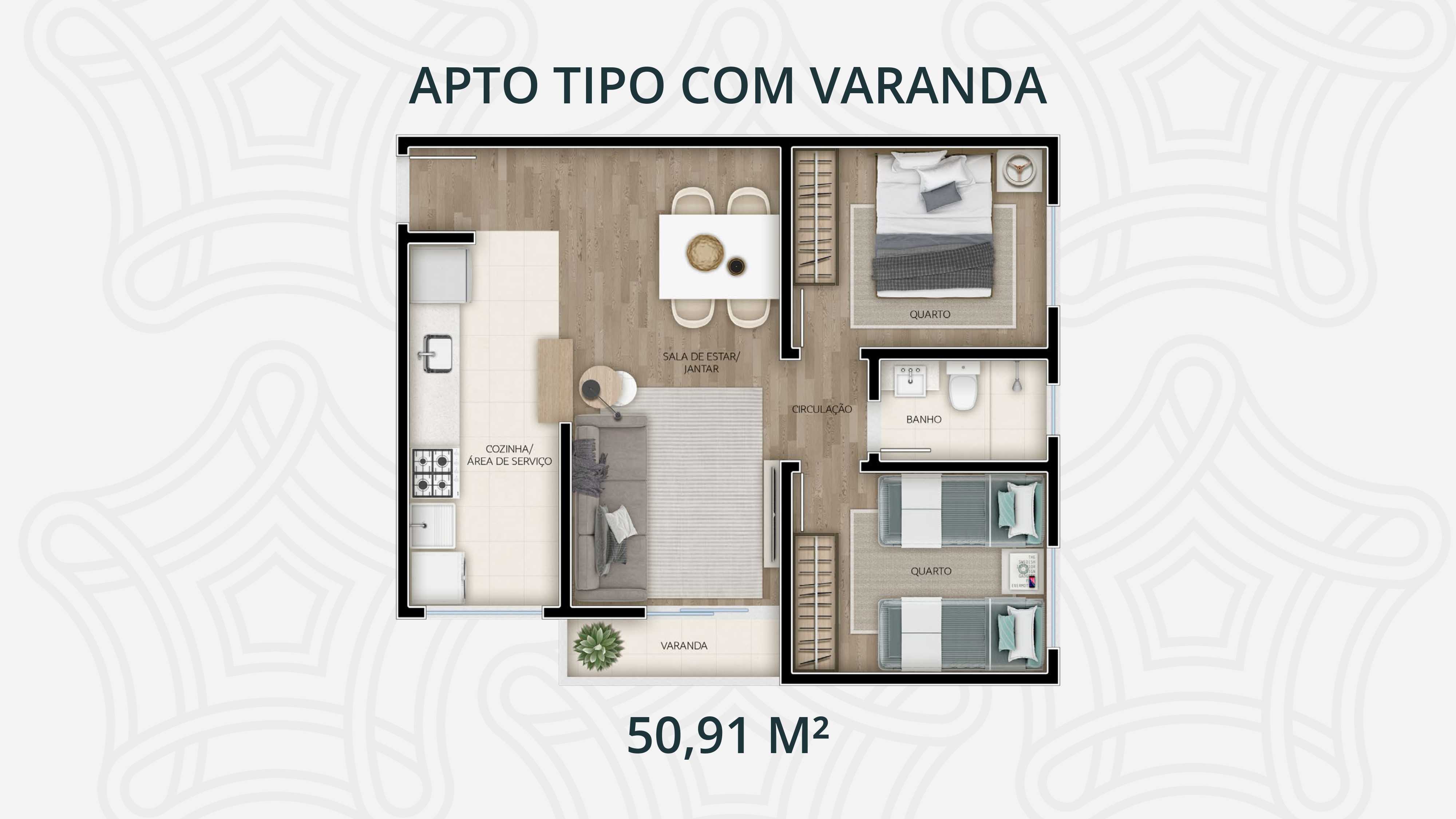 Apartamento à venda com 2 quartos, 48m² - Foto 5