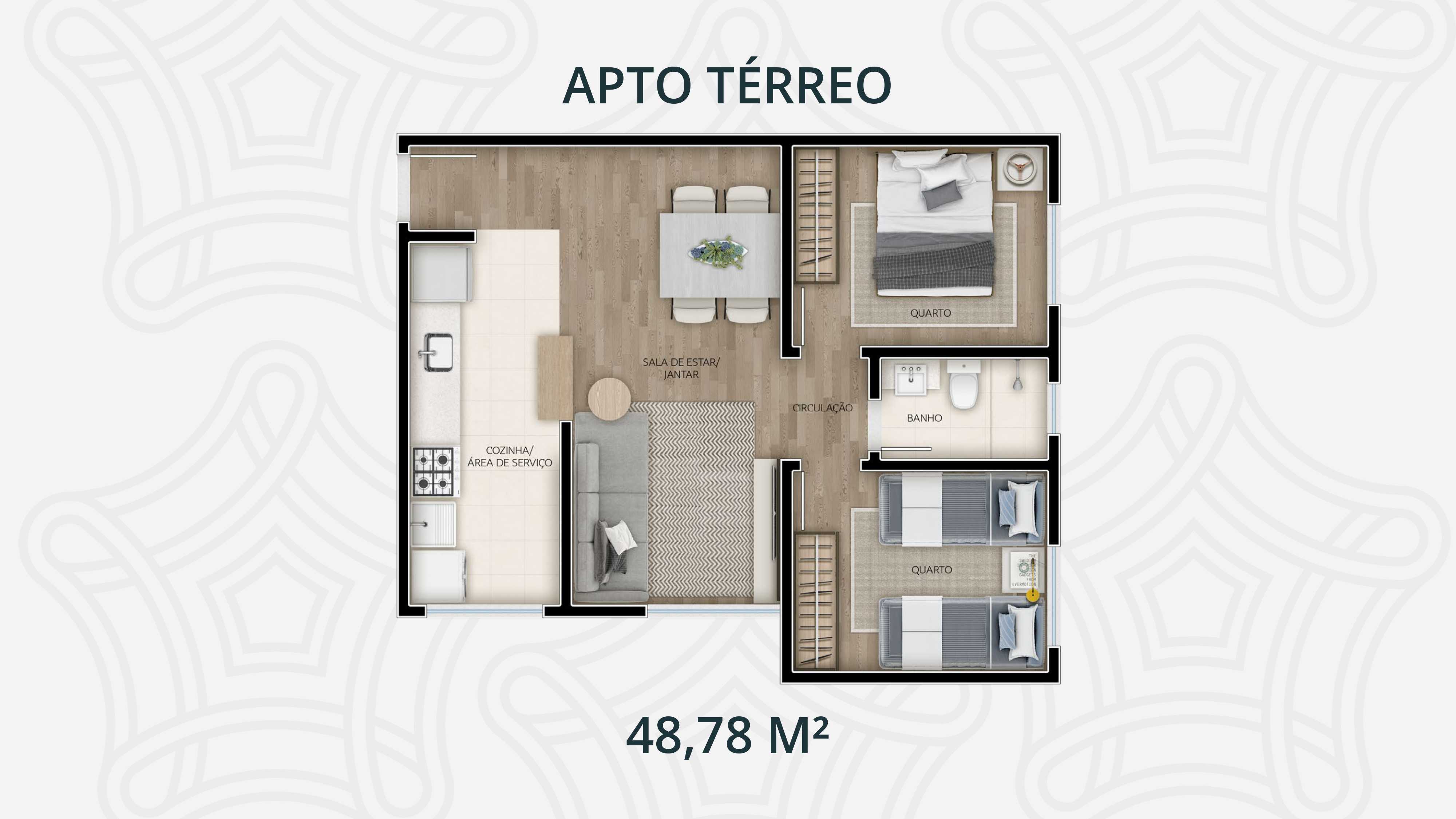 Apartamento à venda com 2 quartos, 48m² - Foto 6