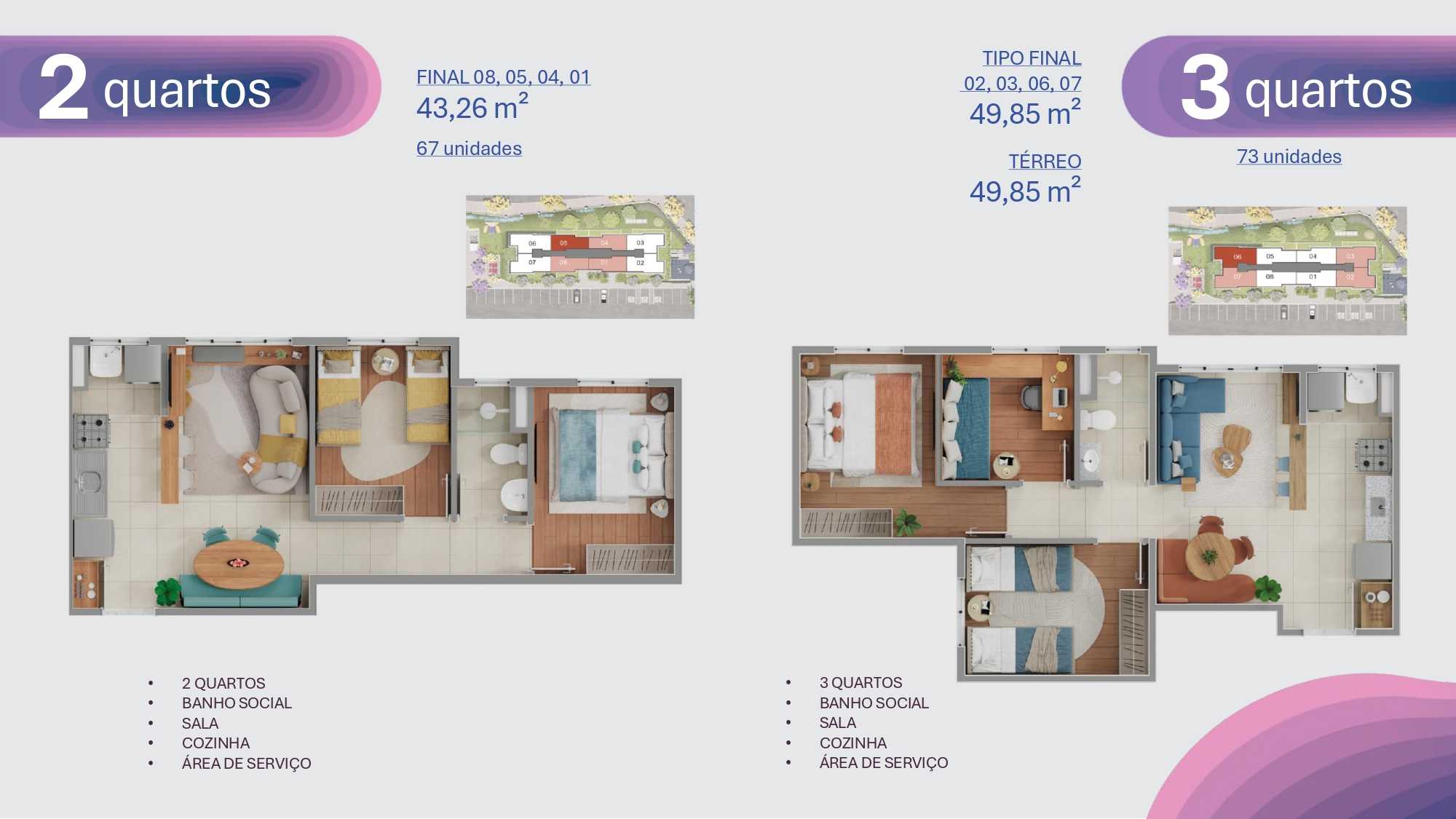 Apartamento à venda com 3 quartos, 55m² - Foto 15