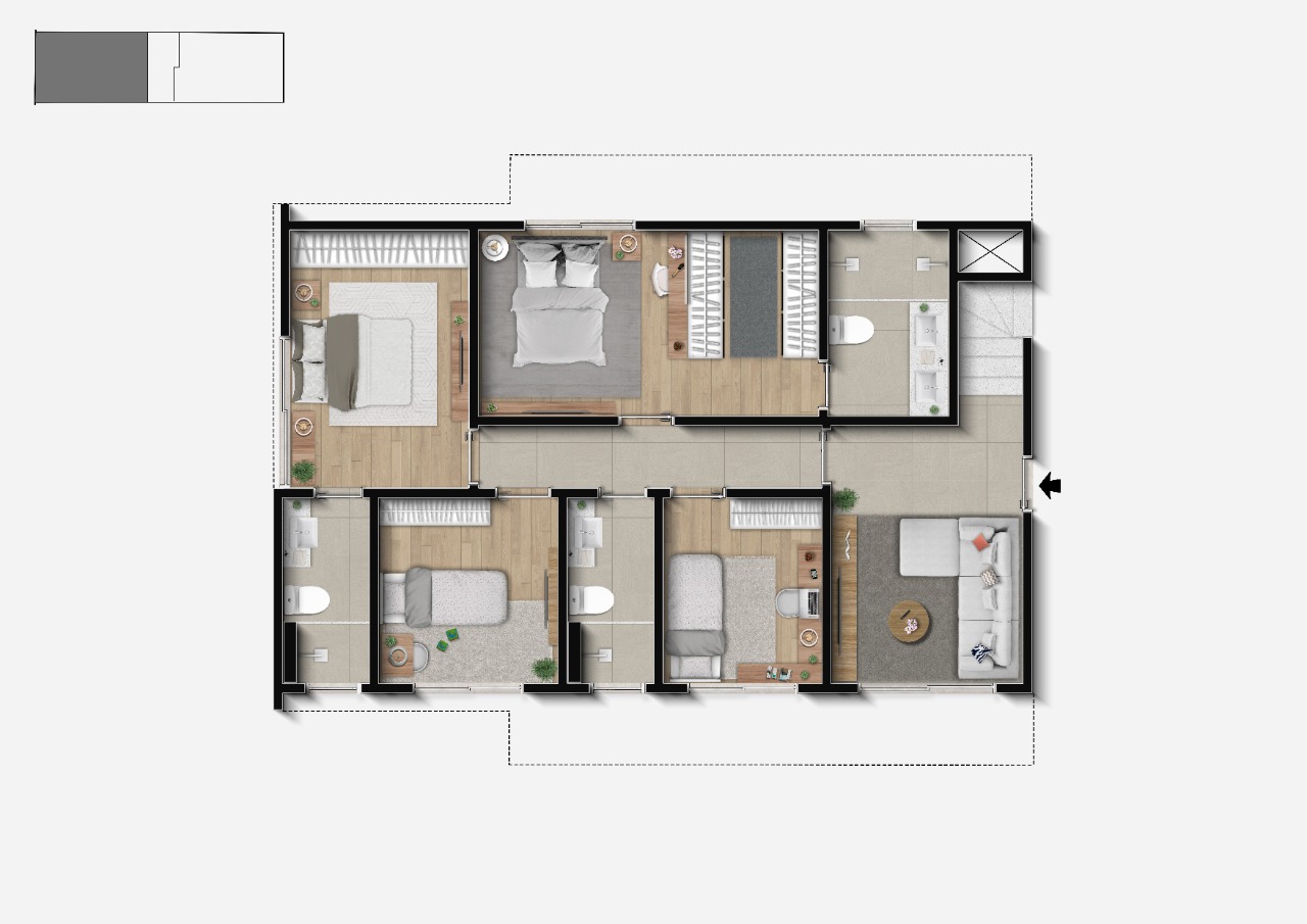 Apartamento à venda com 3 quartos, 103m² - Foto 7