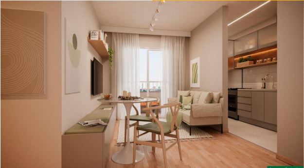 Apartamento à venda com 2 quartos, 46m² - Foto 2