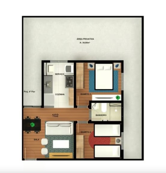 Apartamento à venda com 2 quartos, 45m² - Foto 15