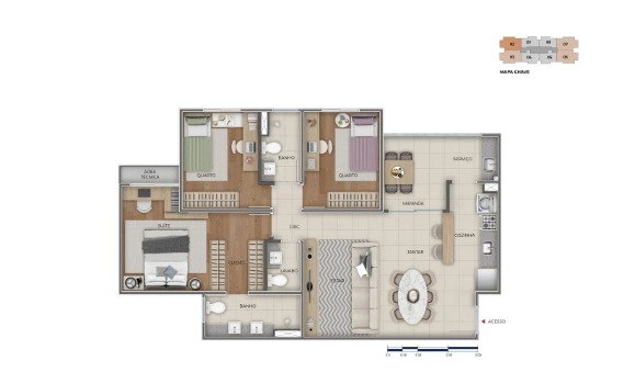 Apartamento à venda com 2 quartos, 59m² - Foto 15