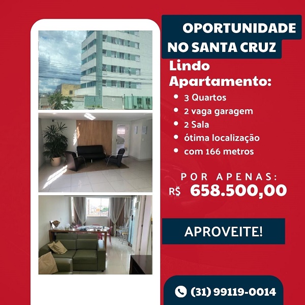 Apartamento à venda com 3 quartos, 90m² - Foto 1