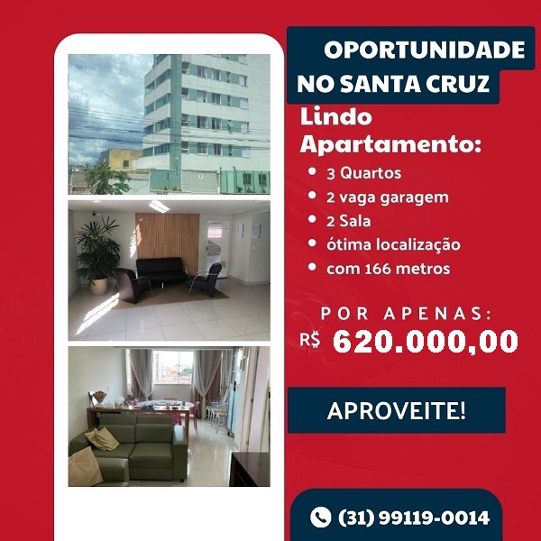 Apartamento à venda com 3 quartos, 90m² - Foto 1