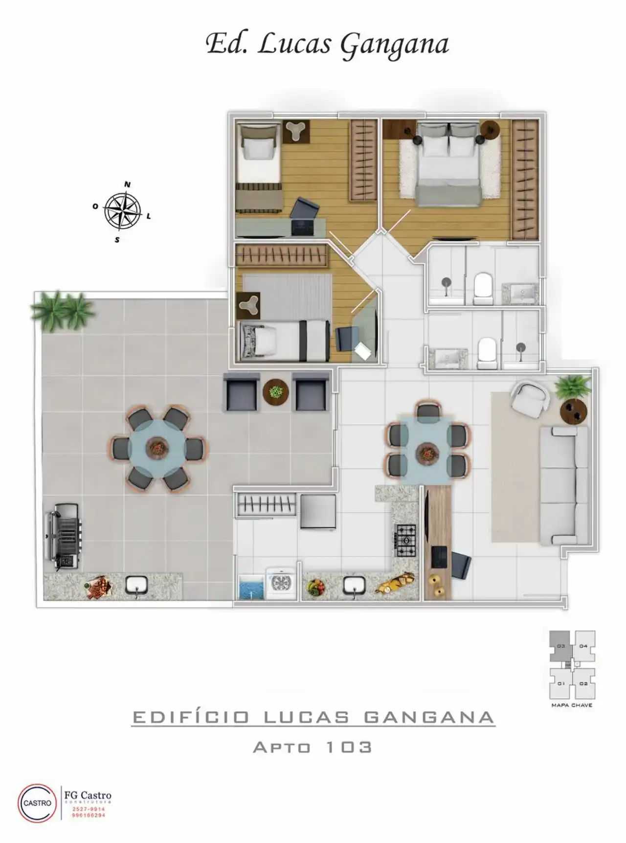 Apartamento à venda com 3 quartos, 75m² - Foto 6